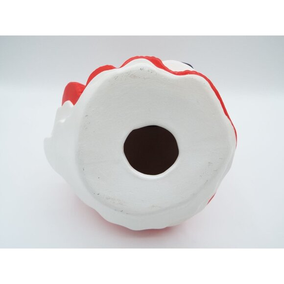 Vintage Atlantic Mold 8.5" Hand Painted Ceramic Lady Christmas Caroler Figurine - Picture 5 of 11